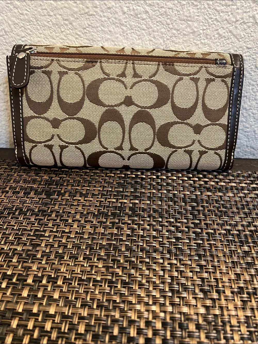 Coach Signature Brown Wallet